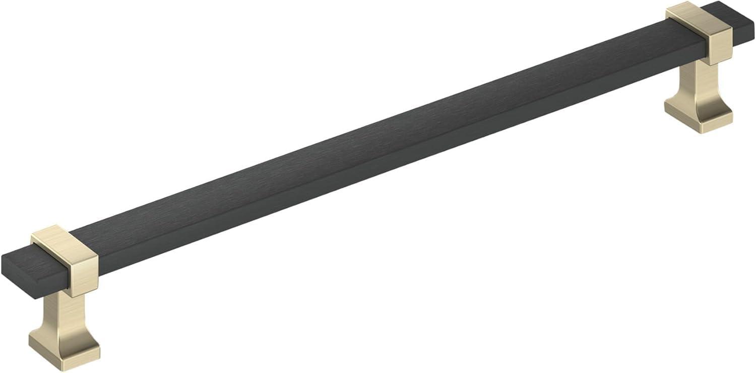imageAmerock Cabinet Pull Brushed Matte BlackSatin Nickel 5116 inch 128 mm Center to Center Overton 1 Pack Drawer Pull Drawer Handle Cabinet HardwareBrushed Matte BlackGolden Champagne