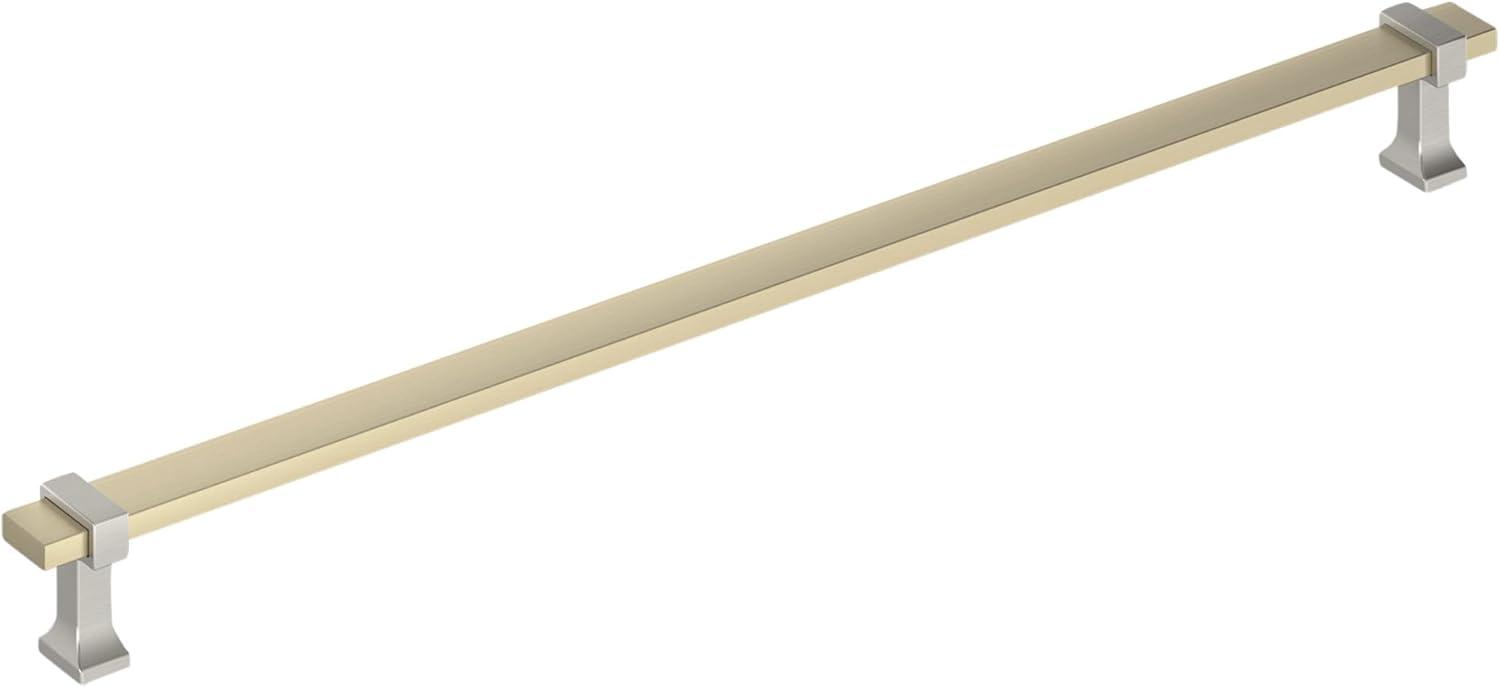 imageAmerock Cabinet Pull Brushed Matte BlackSatin Nickel 5116 inch 128 mm Center to Center Overton 1 Pack Drawer Pull Drawer Handle Cabinet HardwareGolden ChampagneSatin Nickel