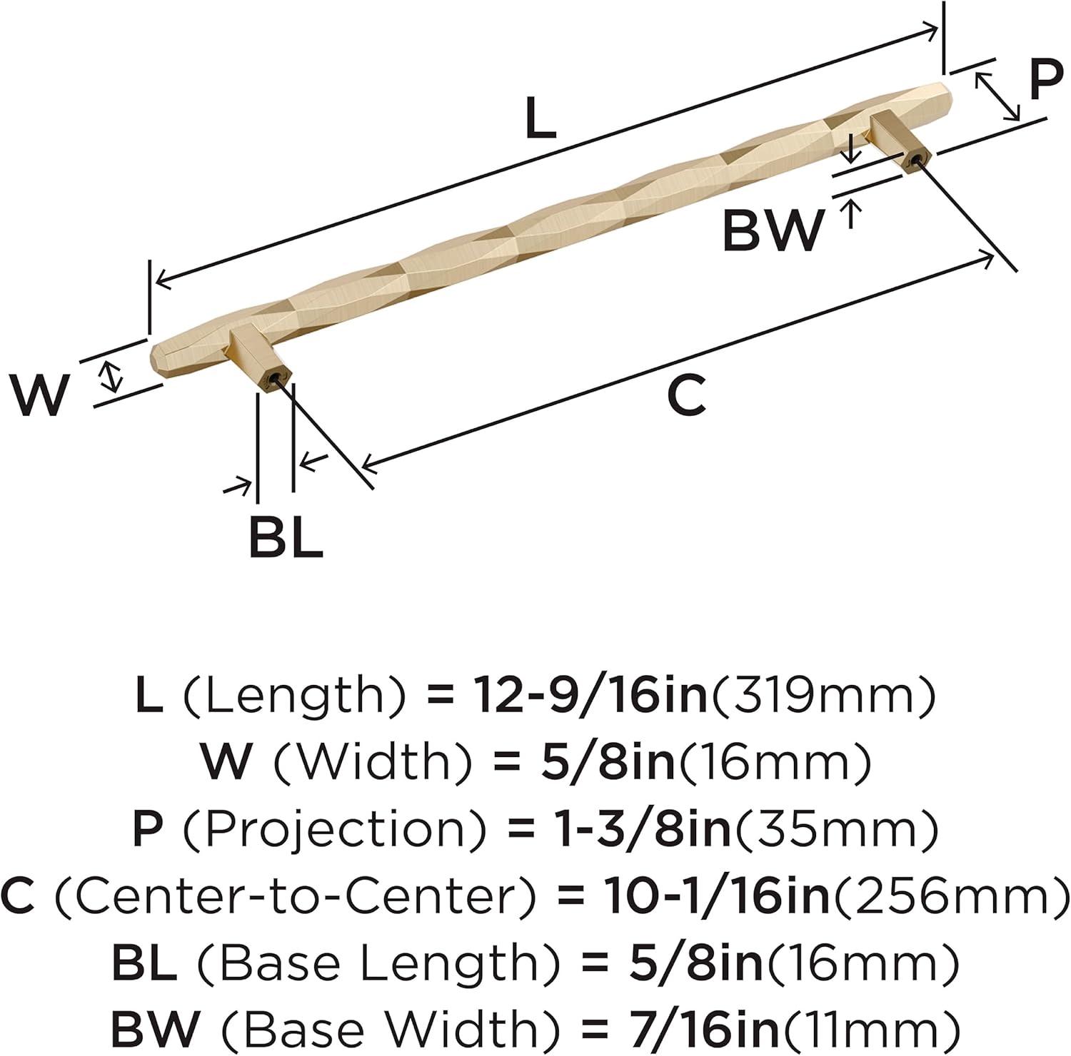 imageAmerock Cabinet Pull Champagne Bronze 5116 inch 128 mm Center to Center St Vincent 1 Pack Drawer Pull Drawer Handle Cabinet HardwareGolden Champagne