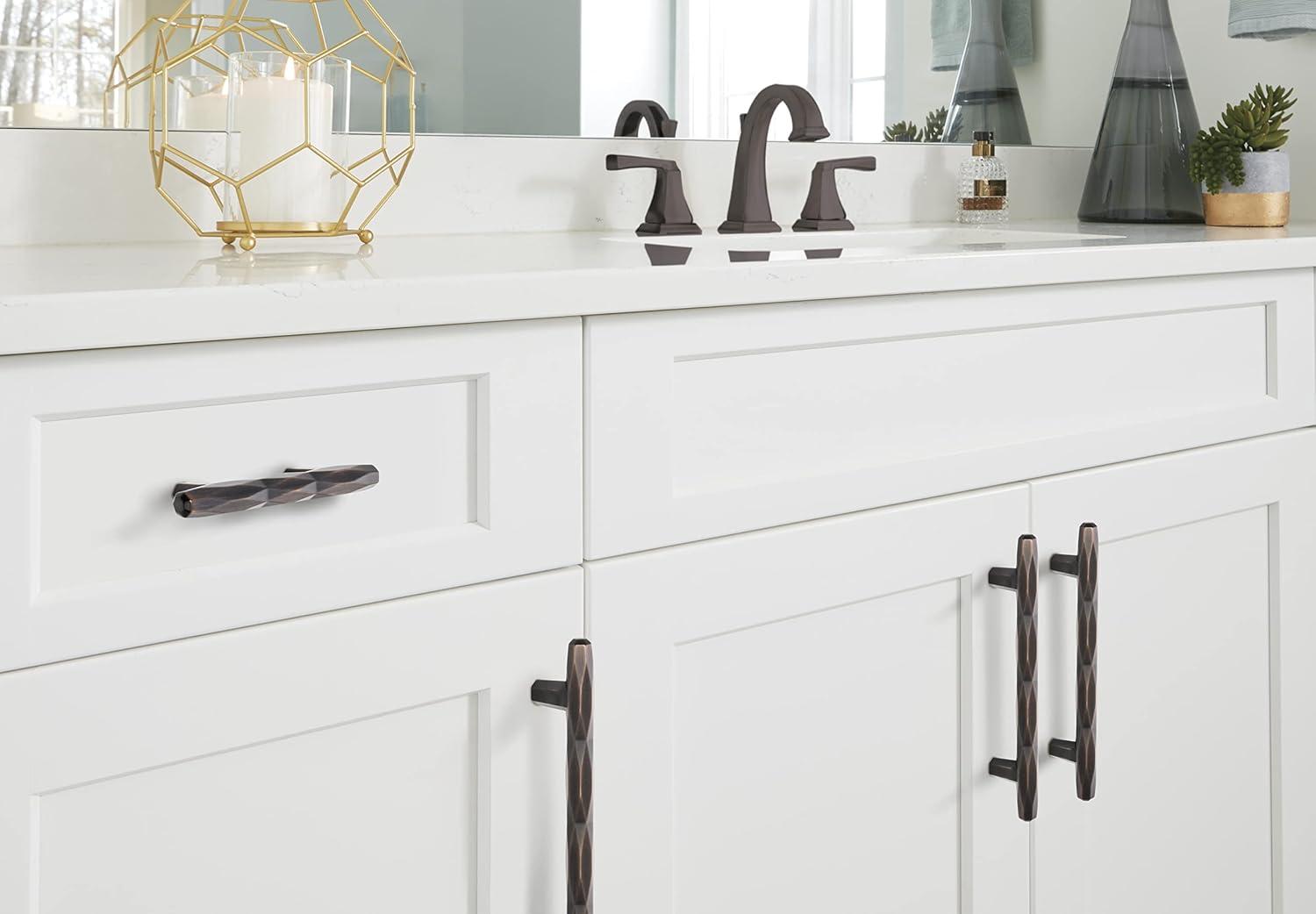 imageAmerock Cabinet Pull Champagne Bronze 5116 inch 128 mm Center to Center St Vincent 1 Pack Drawer Pull Drawer Handle Cabinet HardwareOil Rubbed Bronze
