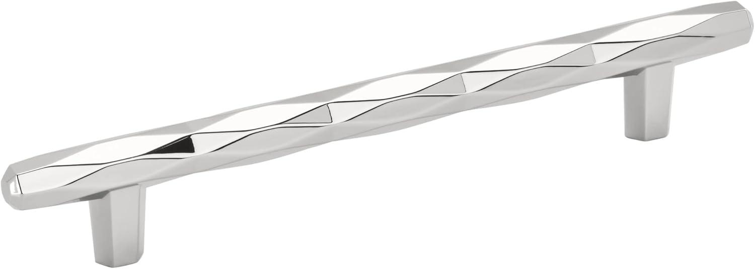 imageAmerock Cabinet Pull Champagne Bronze 5116 inch 128 mm Center to Center St Vincent 1 Pack Drawer Pull Drawer Handle Cabinet HardwarePolished Chrome