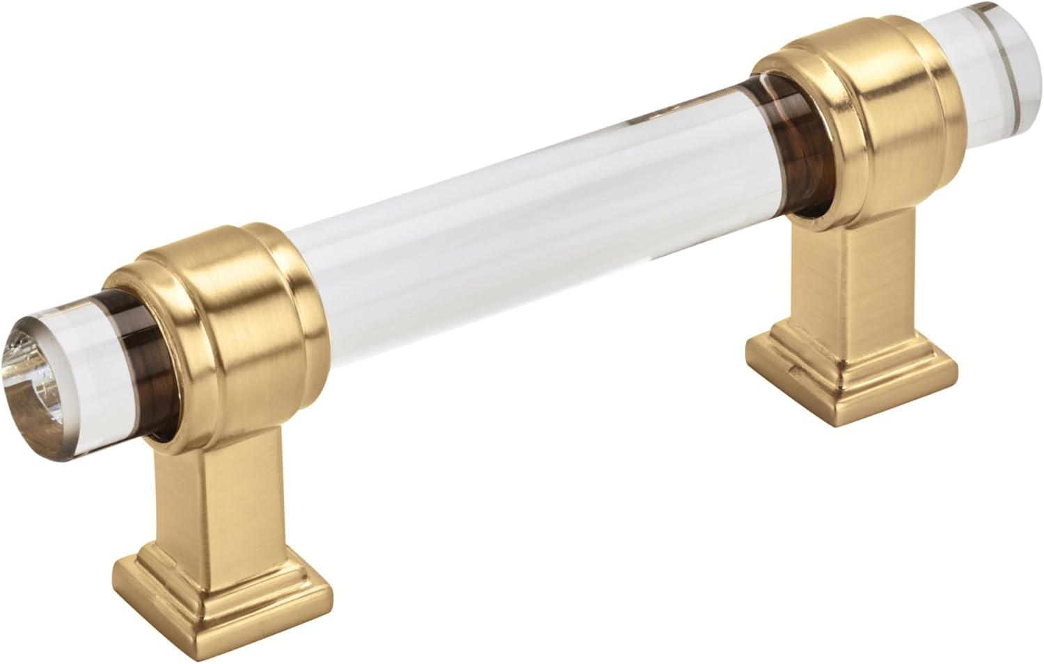 imageAmerock Cabinet Pull ClearPolished Chrome 5116 inch 128 mm Center to Center Glacio 1 Pack Drawer Pull Drawer Handle Cabinet HardwareClearChampagne Bronze
