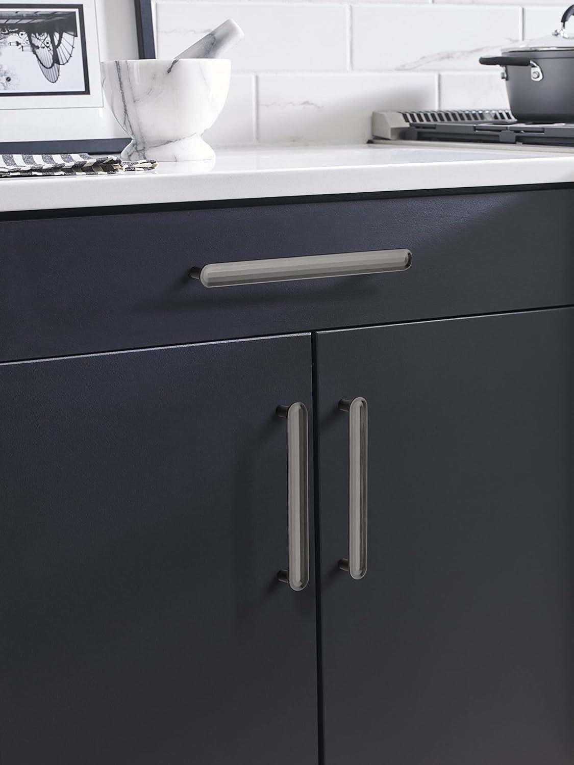imageAmerock Cabinet Pull Golden Champagne 334 inch 96 mm Center to Center Concentric 1 Pack Drawer Pull Drawer Handle Cabinet HardwareGunmetal