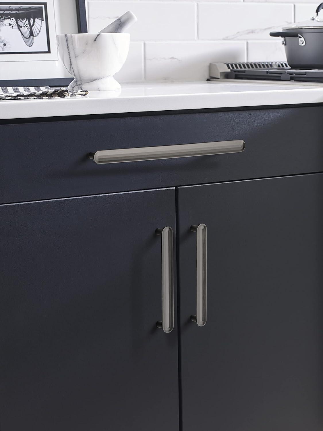imageAmerock Cabinet Pull Golden Champagne 334 inch 96 mm Center to Center Concentric 1 Pack Drawer Pull Drawer Handle Cabinet HardwareGunmetal
