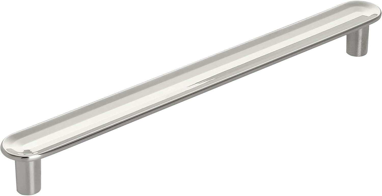 imageAmerock Cabinet Pull Golden Champagne 334 inch 96 mm Center to Center Concentric 1 Pack Drawer Pull Drawer Handle Cabinet HardwarePolished Nickel