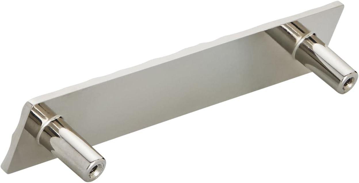 imageAmerock Cabinet Pull Golden Champagne 5116 inch 128 mm Center to Center Kamari 1 Pack Drawer Pull Drawer Handle Cabinet HardwarePolished Nickel