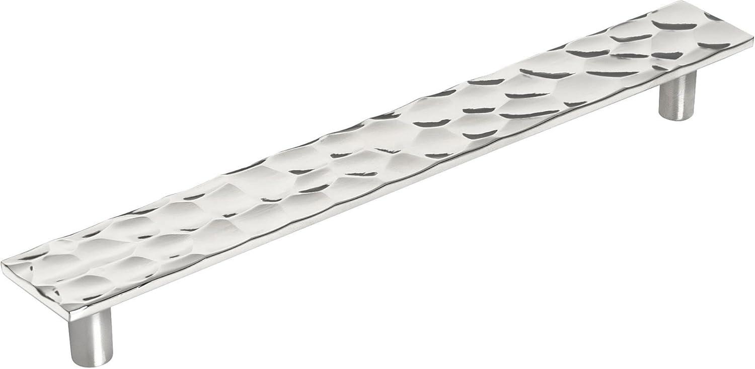 imageAmerock Cabinet Pull Golden Champagne 5116 inch 128 mm Center to Center Kamari 1 Pack Drawer Pull Drawer Handle Cabinet HardwarePolished Nickel