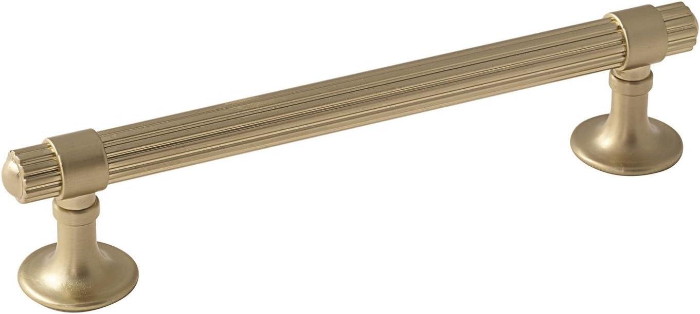 imageAmerock Cabinet Pull Golden Champagne 5116 inch 128 mm Center to Center Sea Grass 1 Pack Drawer Pull Drawer Handle Cabinet HardwareGolden Champagne