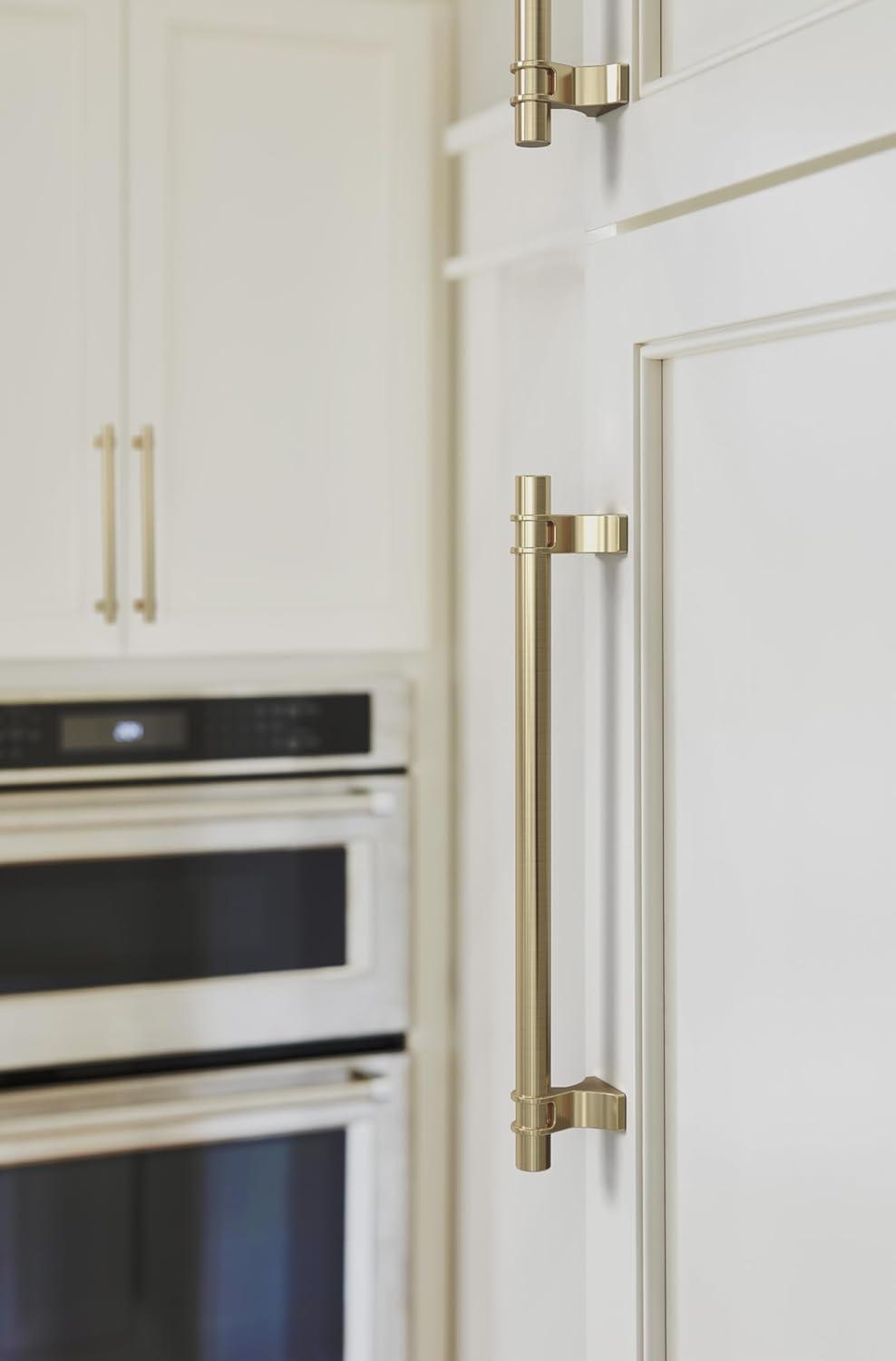 imageAmerock Cabinet Pull Golden Champagne 6516 inch 160 mm Center to Center Davenport 1 Pack Drawer Pull Drawer Handle Cabinet HardwareGolden Champagne