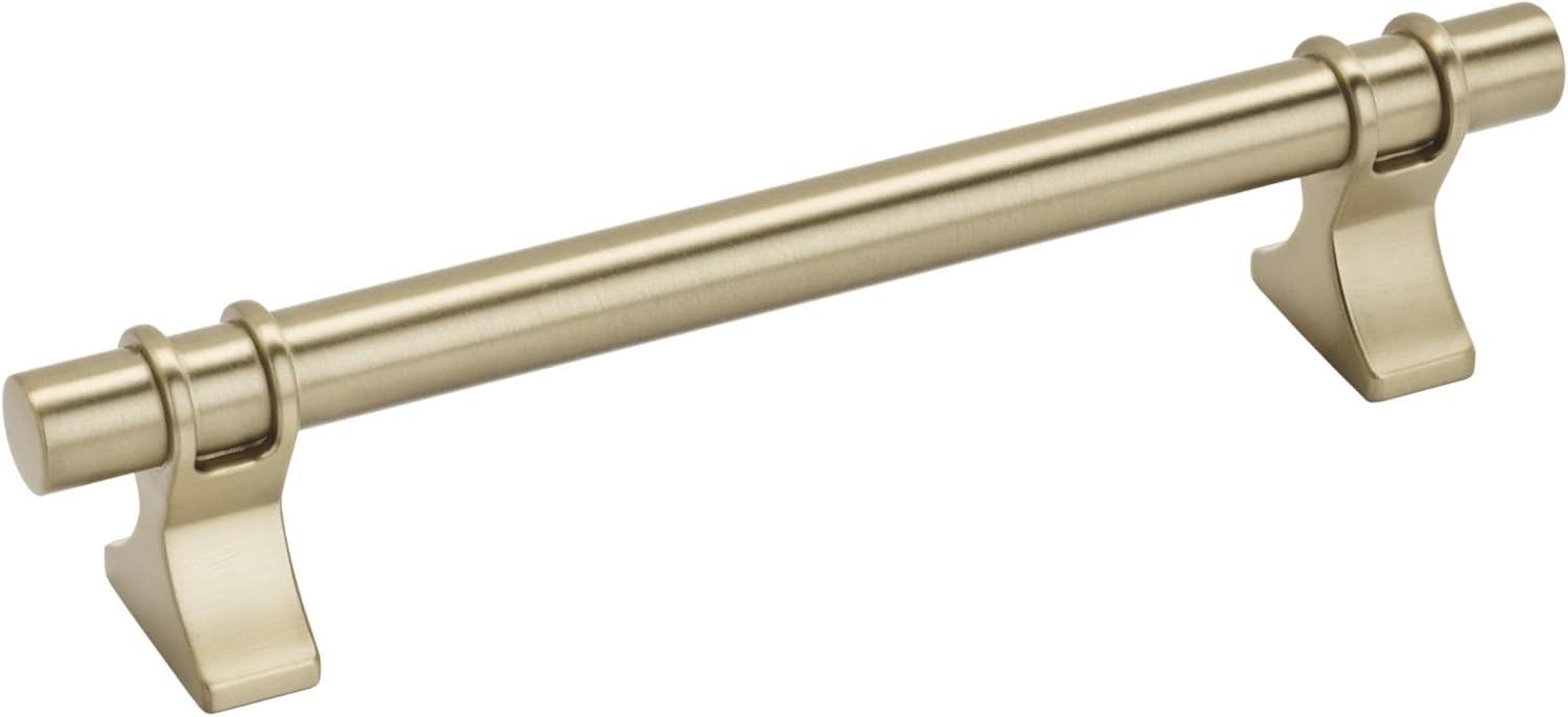 imageAmerock Cabinet Pull Golden Champagne 6516 inch 160 mm Center to Center Davenport 1 Pack Drawer Pull Drawer Handle Cabinet HardwareGolden Champagne