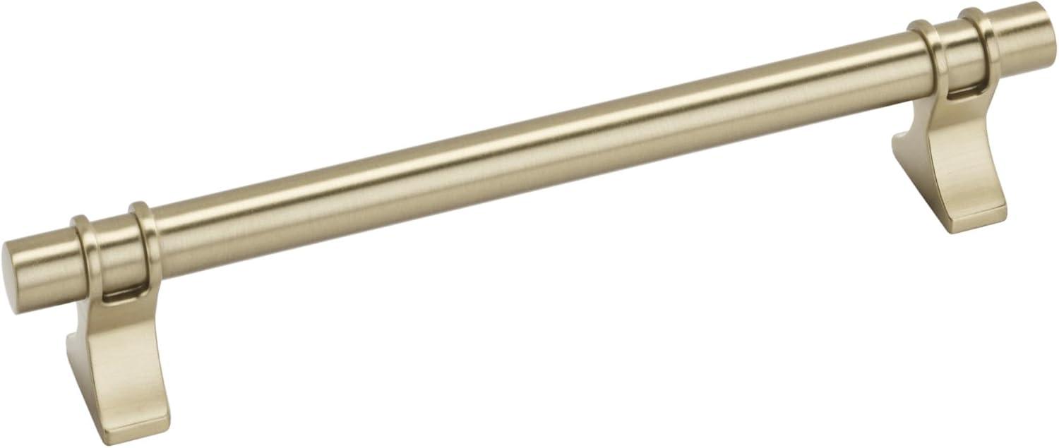 imageAmerock Cabinet Pull Golden Champagne 6516 inch 160 mm Center to Center Davenport 1 Pack Drawer Pull Drawer Handle Cabinet HardwareGolden Champagne