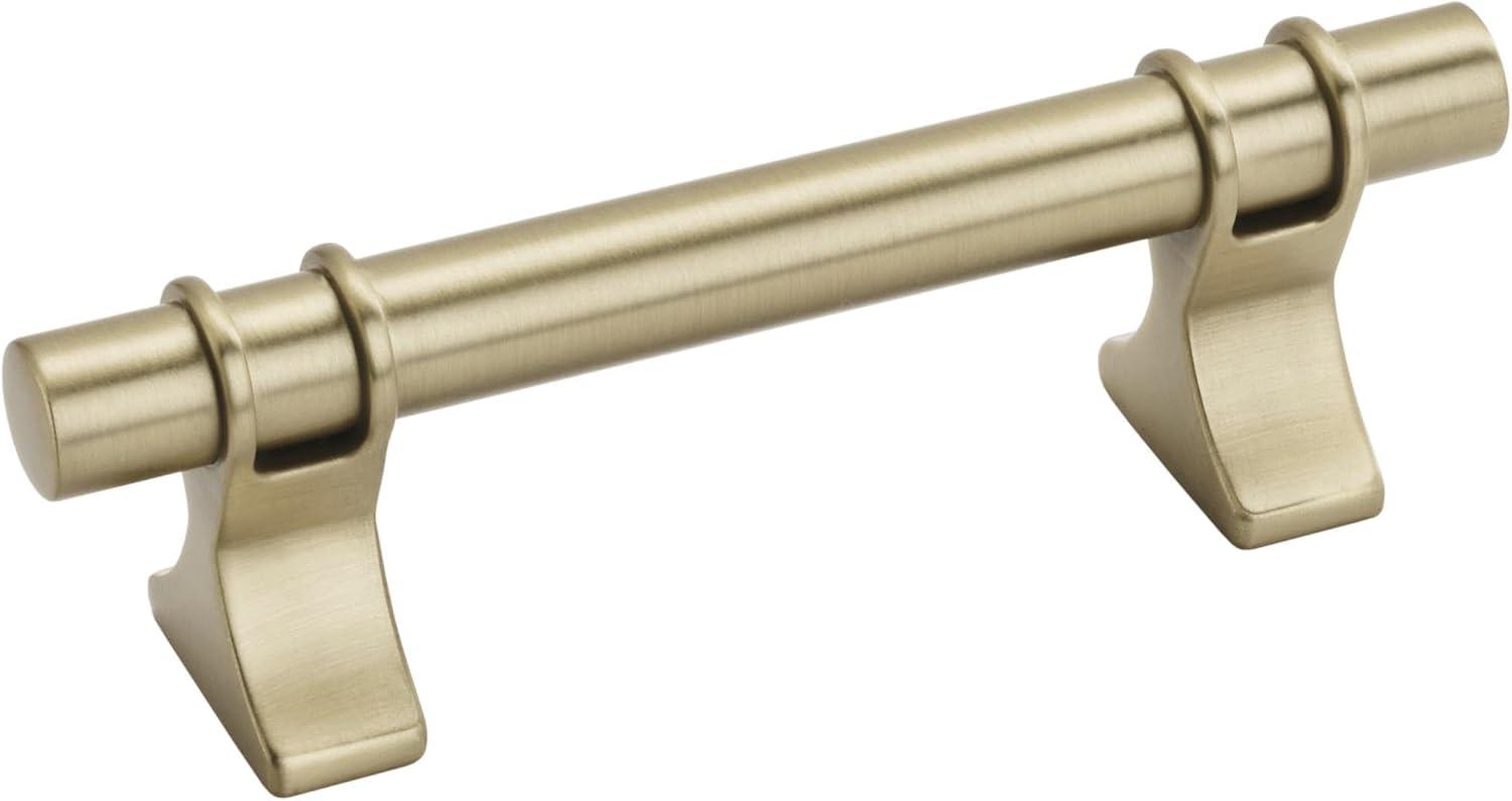 imageAmerock Cabinet Pull Golden Champagne 6516 inch 160 mm Center to Center Davenport 1 Pack Drawer Pull Drawer Handle Cabinet HardwareGolden Champagne