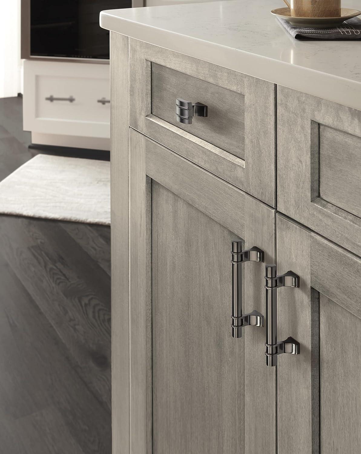 imageAmerock Cabinet Pull Golden Champagne 6516 inch 160 mm Center to Center Davenport 1 Pack Drawer Pull Drawer Handle Cabinet HardwareGunmetal