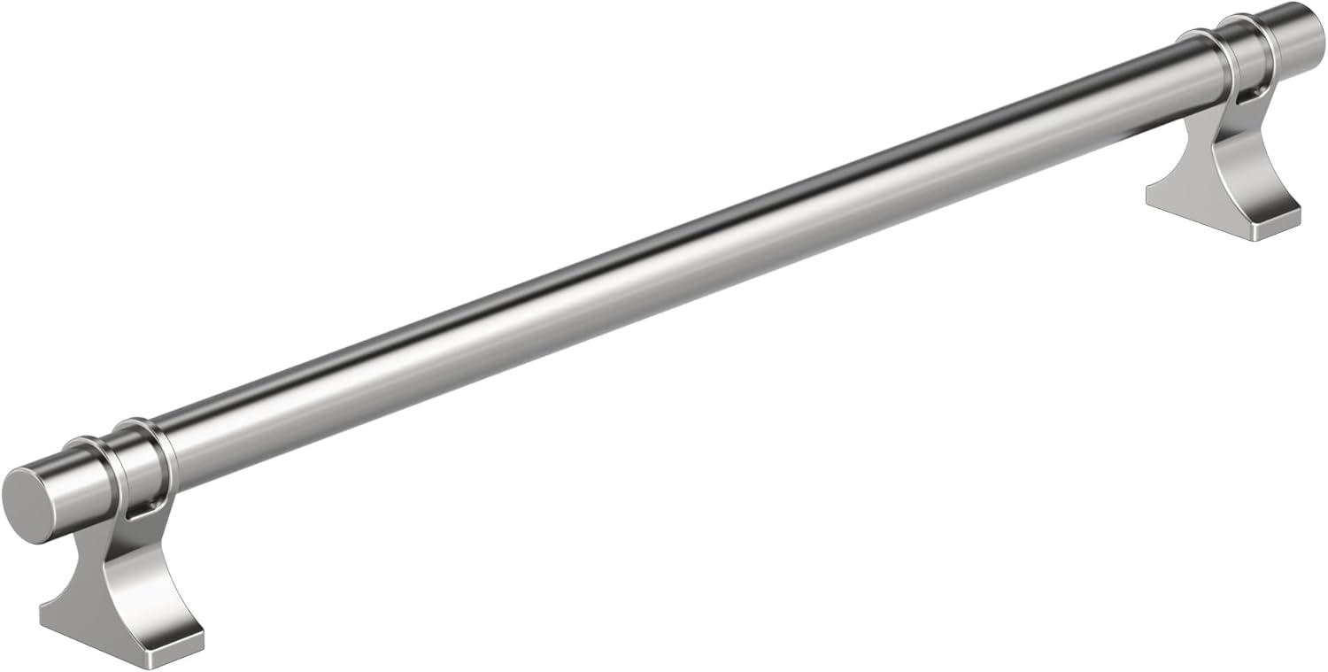 imageAmerock Cabinet Pull Golden Champagne 6516 inch 160 mm Center to Center Davenport 1 Pack Drawer Pull Drawer Handle Cabinet HardwarePolished Chrome