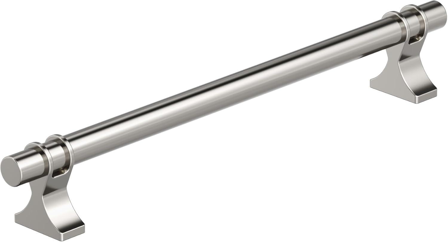 imageAmerock Cabinet Pull Golden Champagne 6516 inch 160 mm Center to Center Davenport 1 Pack Drawer Pull Drawer Handle Cabinet HardwarePolished Nickel