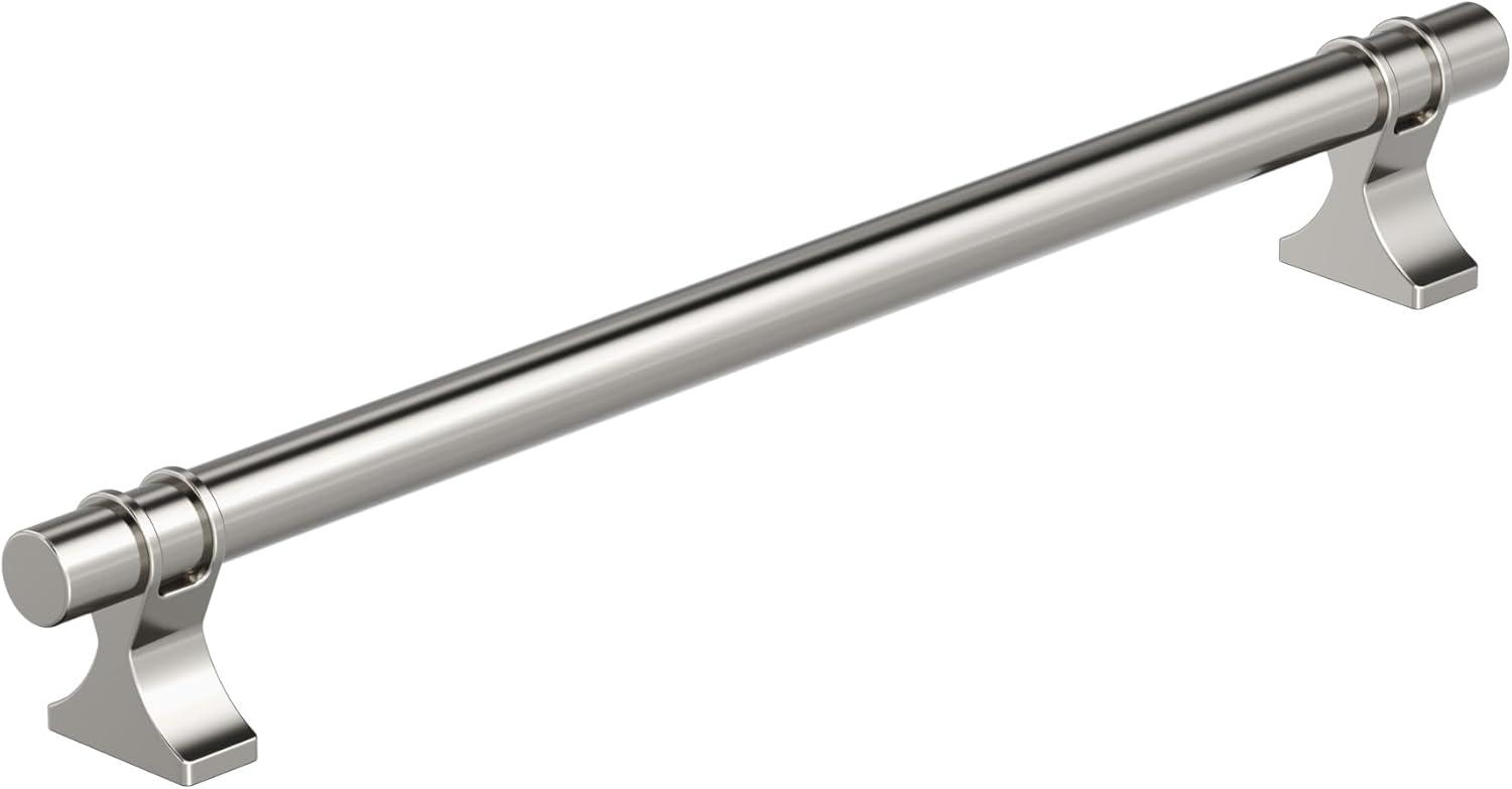 imageAmerock Cabinet Pull Golden Champagne 6516 inch 160 mm Center to Center Davenport 1 Pack Drawer Pull Drawer Handle Cabinet HardwarePolished Nickel