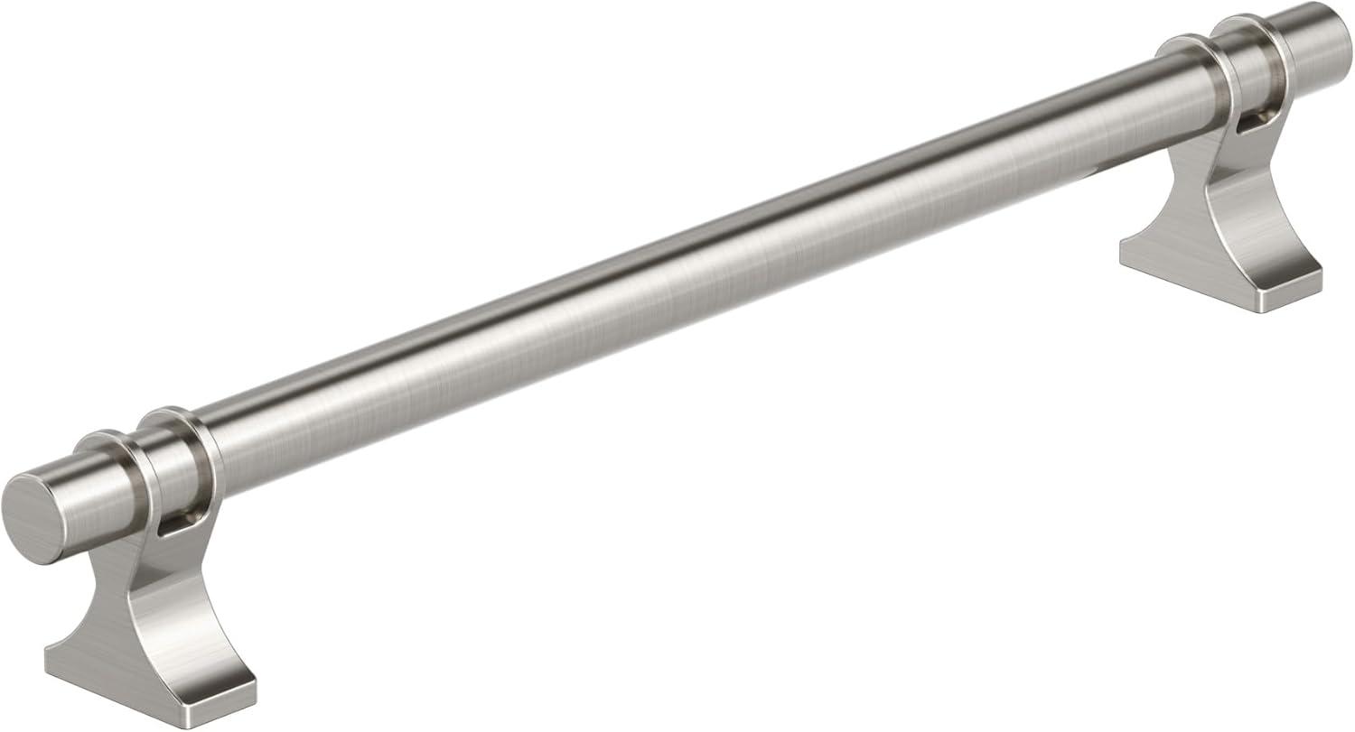 imageAmerock Cabinet Pull Golden Champagne 6516 inch 160 mm Center to Center Davenport 1 Pack Drawer Pull Drawer Handle Cabinet HardwareSatin Nickel