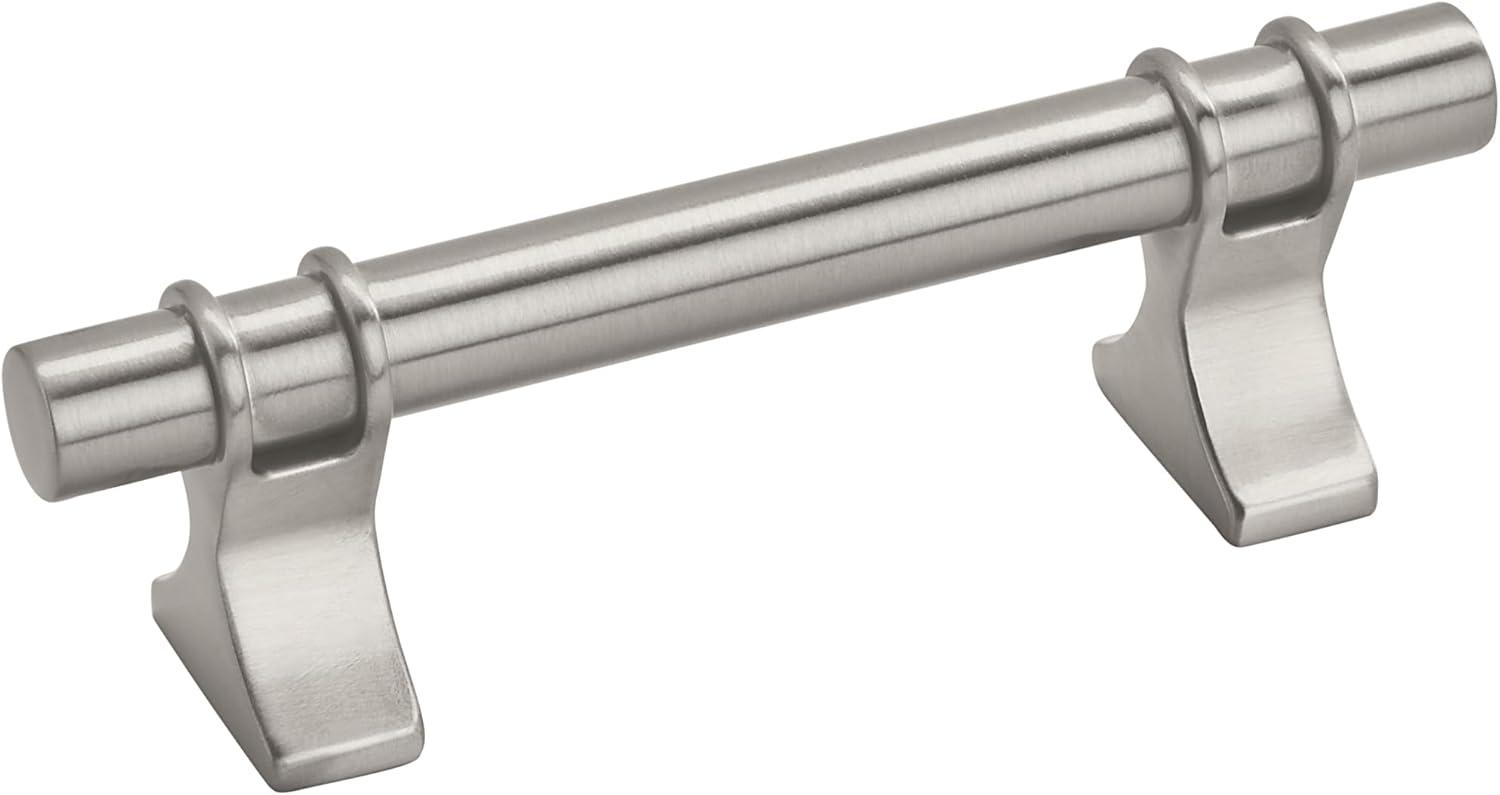 imageAmerock Cabinet Pull Golden Champagne 6516 inch 160 mm Center to Center Davenport 1 Pack Drawer Pull Drawer Handle Cabinet HardwareSatin Nickel