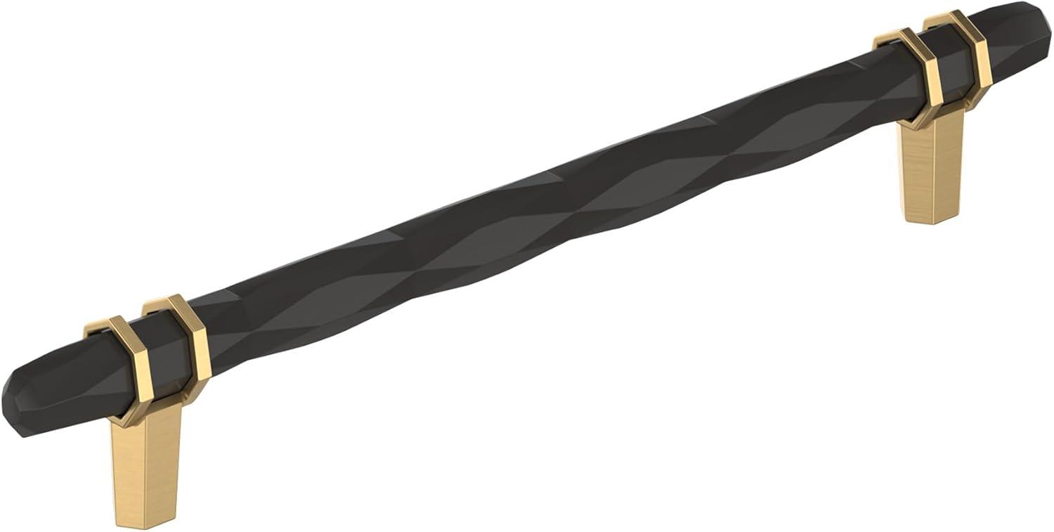 imageAmerock Cabinet Pull Golden ChampagneBlack Chrome 334 inch 96 mm CentertoCenter London 1 Pack Drawer Pull Drawer Handle Cabinet HardwareBlack BronzeChampagne Bronze