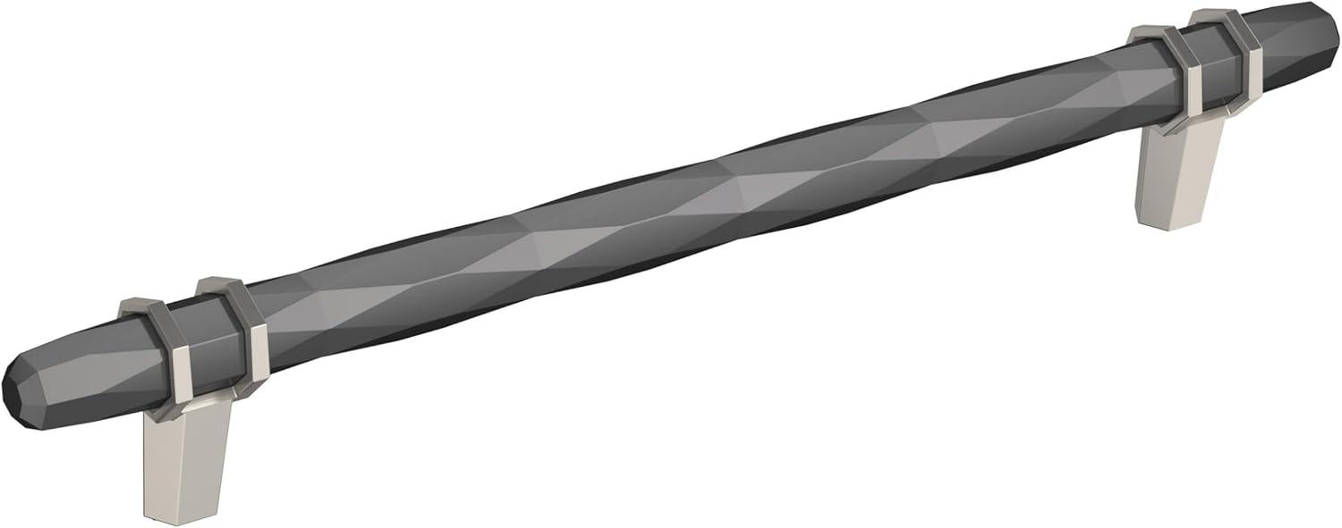 imageAmerock Cabinet Pull Golden ChampagneBlack Chrome 334 inch 96 mm CentertoCenter London 1 Pack Drawer Pull Drawer Handle Cabinet HardwareBlack ChromeSatin Nickel