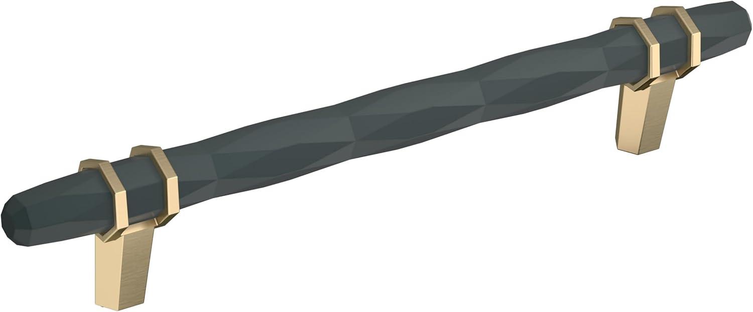 imageAmerock Cabinet Pull Golden ChampagneBlack Chrome 334 inch 96 mm CentertoCenter London 1 Pack Drawer Pull Drawer Handle Cabinet HardwareBlack BronzeGolden Champagne