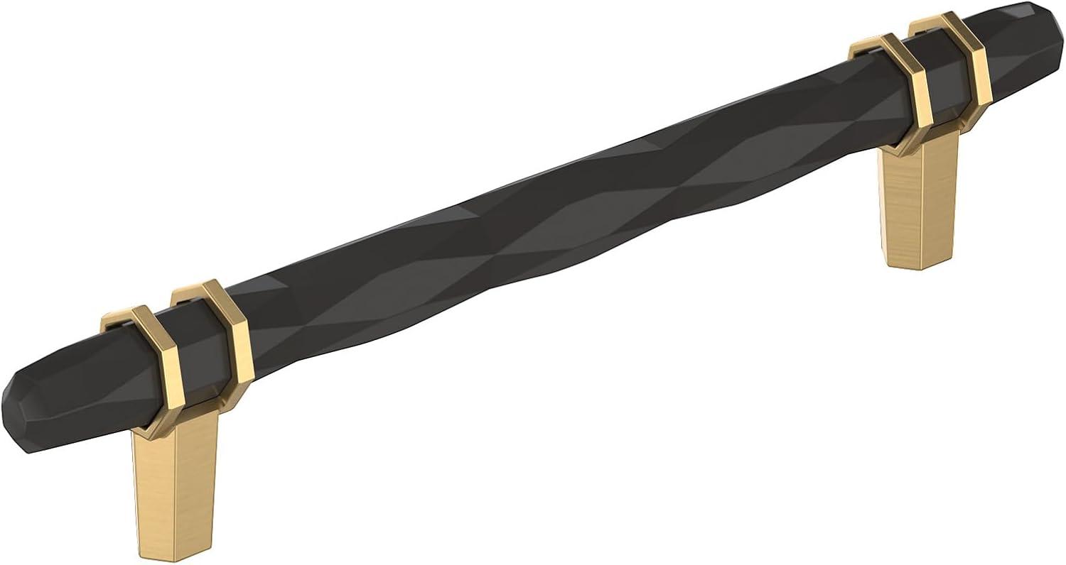 imageAmerock Cabinet Pull Golden ChampagneBlack Chrome 334 inch 96 mm CentertoCenter London 1 Pack Drawer Pull Drawer Handle Cabinet HardwareBlack BronzeChampagne Bronze