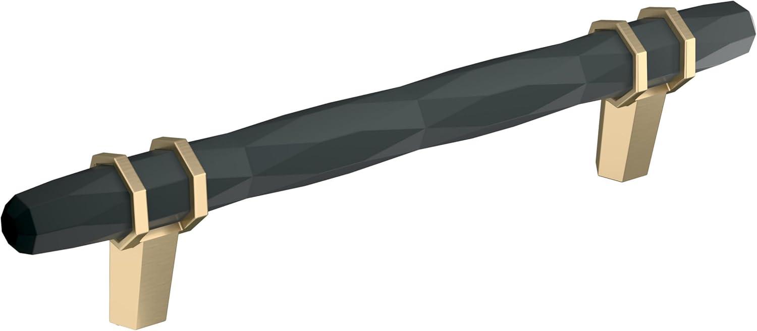 imageAmerock Cabinet Pull Golden ChampagneBlack Chrome 334 inch 96 mm CentertoCenter London 1 Pack Drawer Pull Drawer Handle Cabinet HardwareBlack BronzeGolden Champagne
