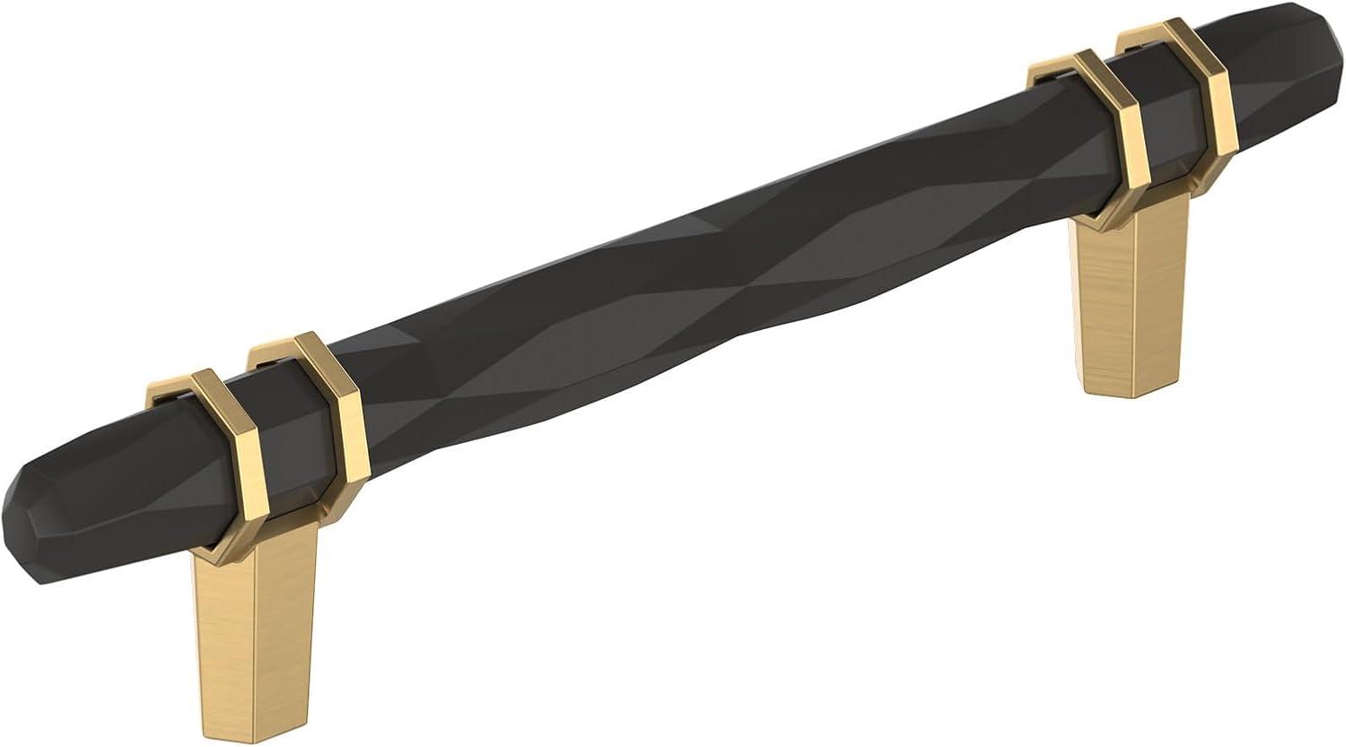 imageAmerock Cabinet Pull Golden ChampagneBlack Chrome 334 inch 96 mm CentertoCenter London 1 Pack Drawer Pull Drawer Handle Cabinet HardwareBlack BronzeChampagne Bronze