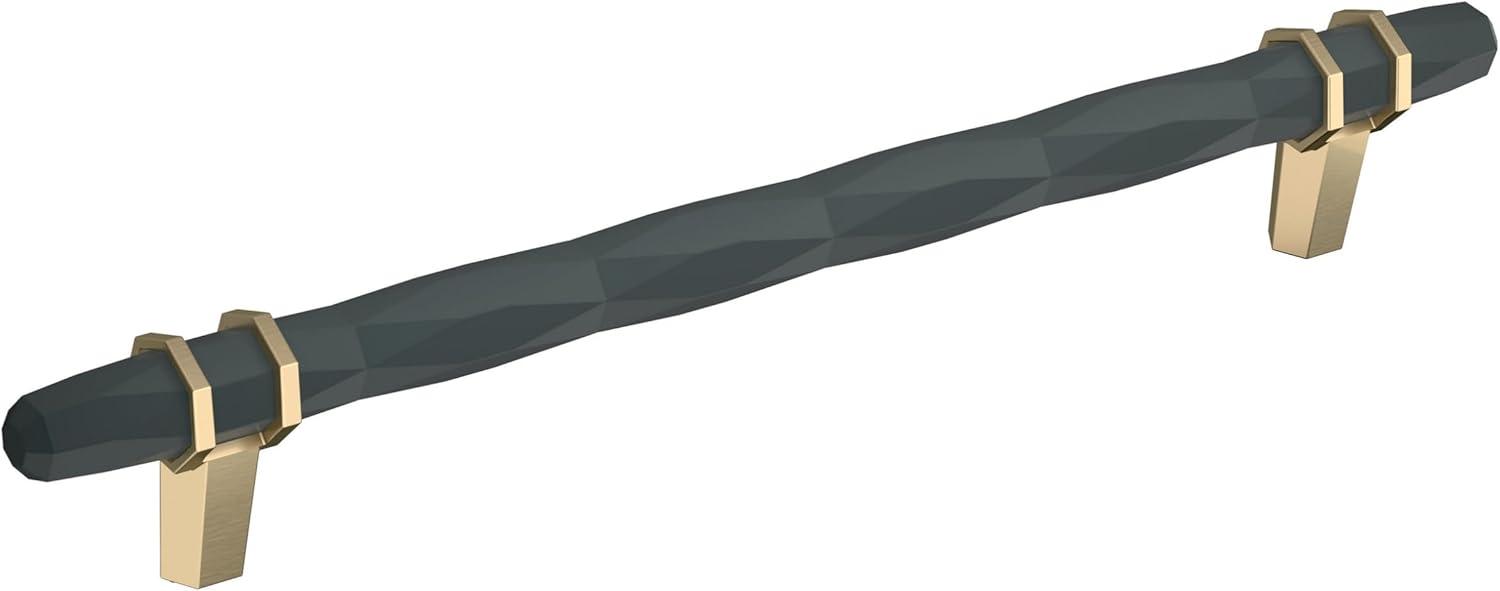 imageAmerock Cabinet Pull Golden ChampagneBlack Chrome 334 inch 96 mm CentertoCenter London 1 Pack Drawer Pull Drawer Handle Cabinet HardwareBlack BronzeGolden Champagne