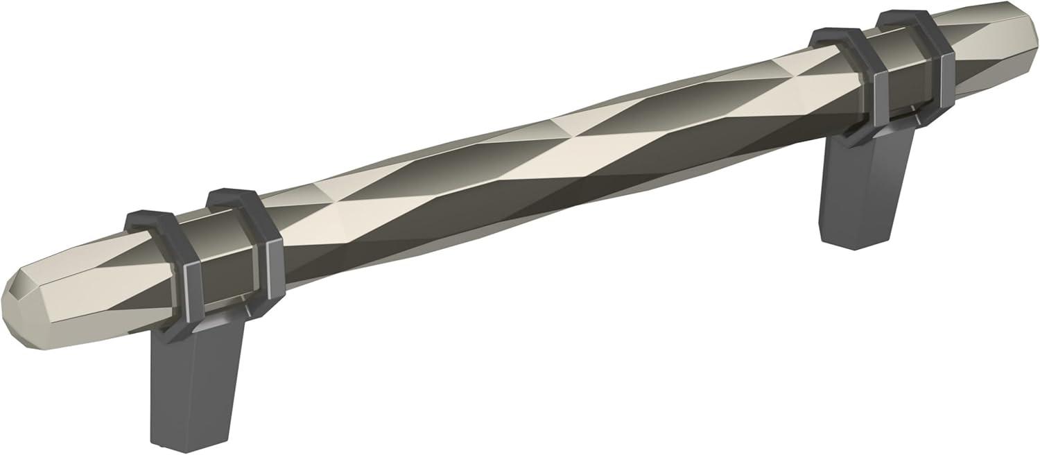 imageAmerock Cabinet Pull Golden ChampagneBlack Chrome 334 inch 96 mm CentertoCenter London 1 Pack Drawer Pull Drawer Handle Cabinet HardwarePolished NickelBlack Chrome