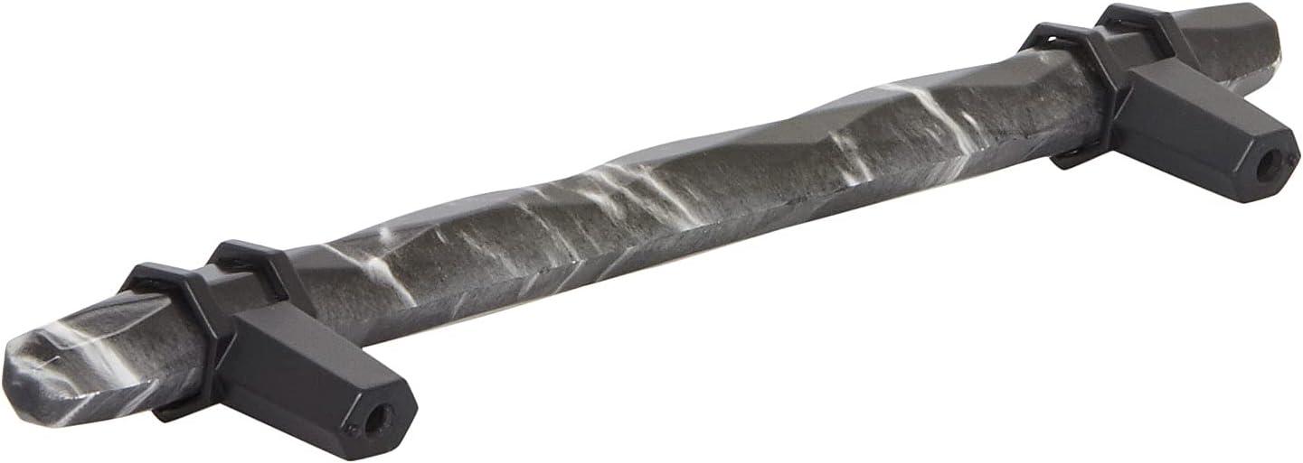imageAmerock Cabinet Pull Marble WhiteGolden Champagne 5116 inch 128 mm Center to Center Carrione 1 Pack Drawer Pull Drawer Handle Cabinet Hardware ZincMarble BlackBlack Bronze