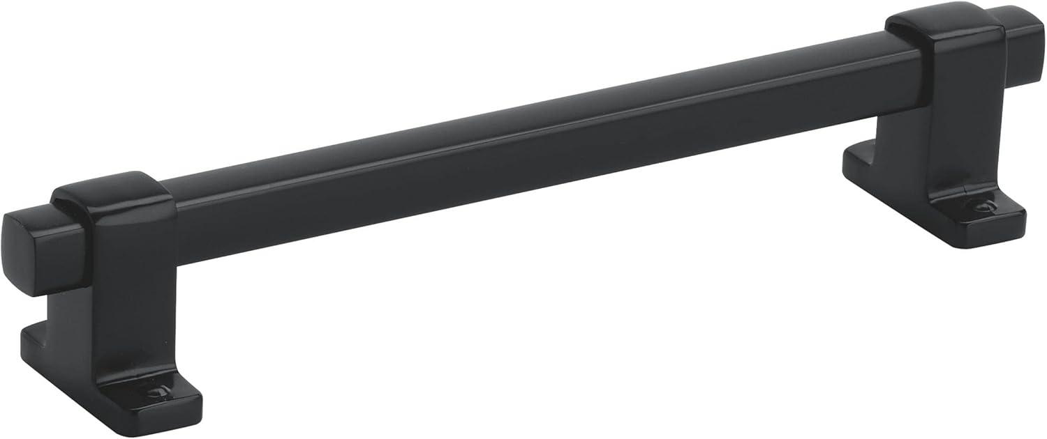 imageAmerock Cabinet Pull Matte Black 10116 inch 256 mm CentertoCenter Rockwell 1 Pack Drawer Pull Drawer Handle Cabinet HardwareMatte Black