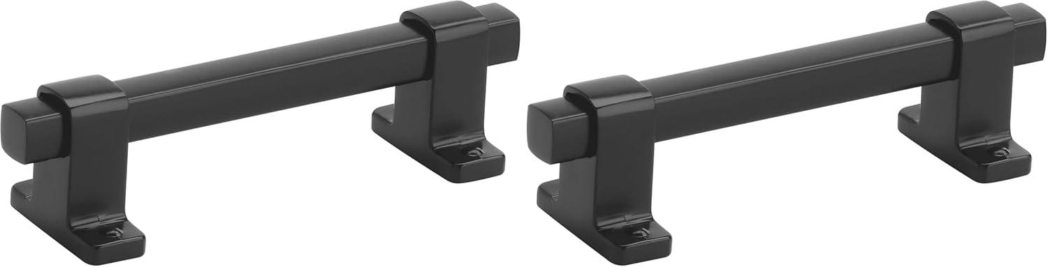 imageAmerock Cabinet Pull Matte Black 10116 inch 256 mm CentertoCenter Rockwell 1 Pack Drawer Pull Drawer Handle Cabinet HardwareMatte Black