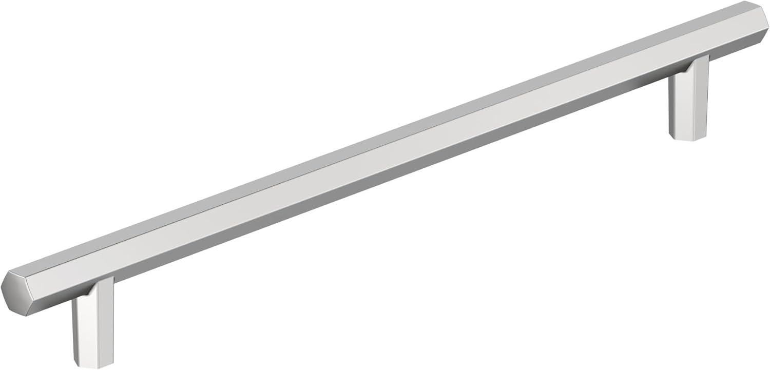imageAmerock Cabinet Pull Matte Black 334 inch 96 mm CentertoCenter Caliber 1 Pack Drawer Pull Cabinet Handle Cabinet HardwarePolished Chrome