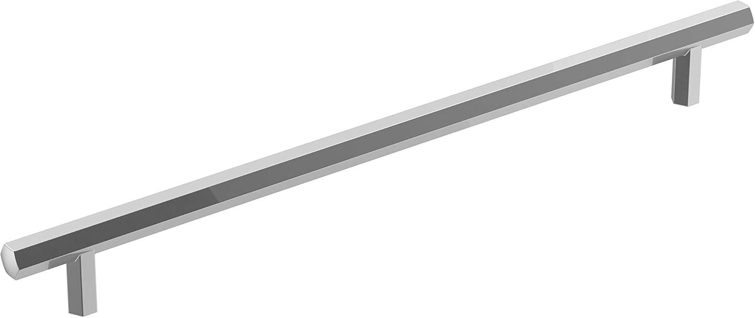 imageAmerock Cabinet Pull Matte Black 334 inch 96 mm CentertoCenter Caliber 1 Pack Drawer Pull Cabinet Handle Cabinet HardwarePolished Chrome