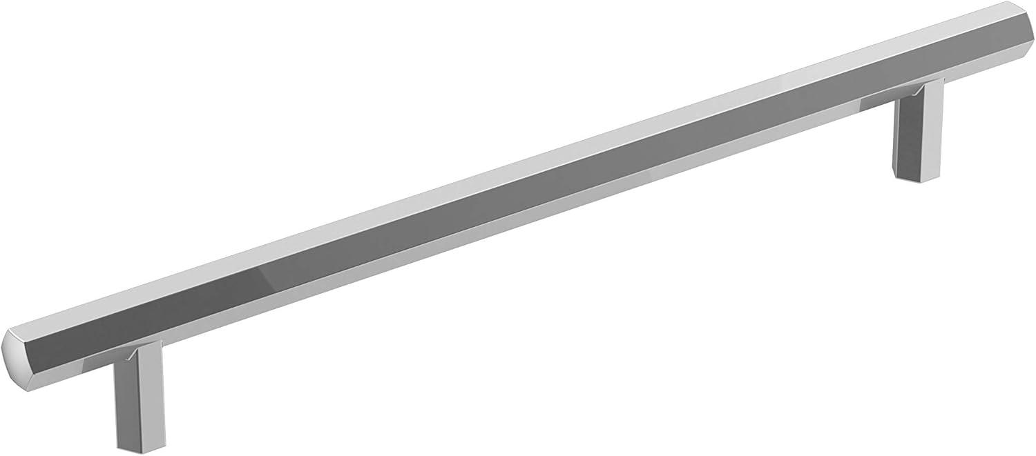 imageAmerock Cabinet Pull Matte Black 334 inch 96 mm CentertoCenter Caliber 1 Pack Drawer Pull Cabinet Handle Cabinet HardwarePolished Chrome