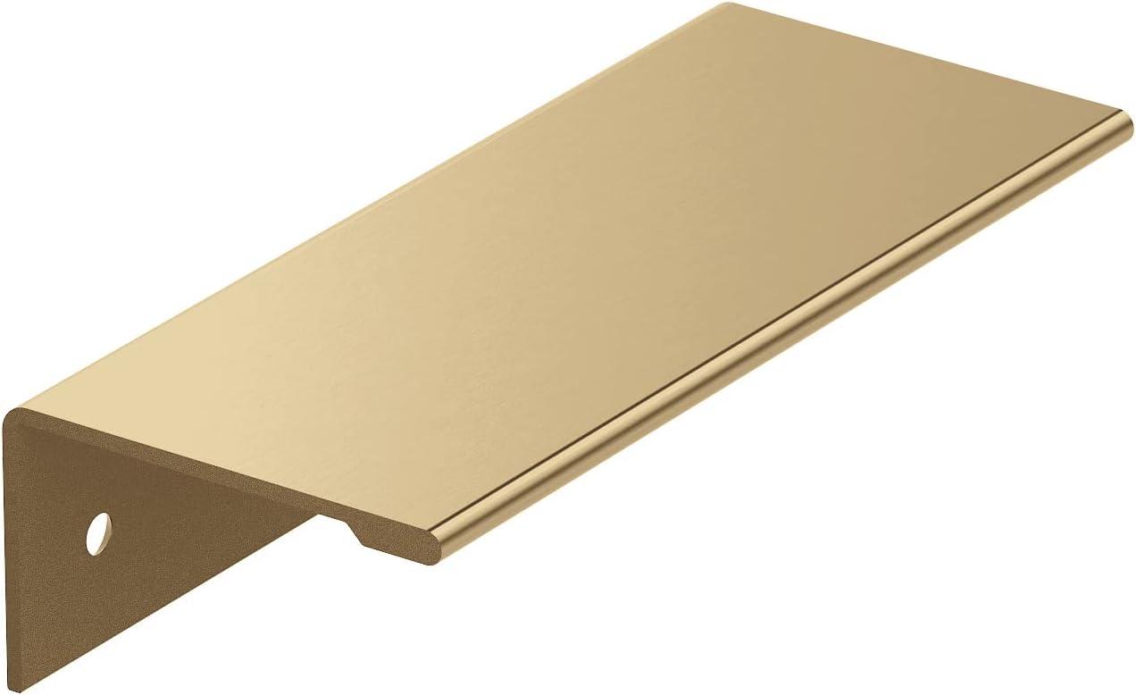imageAmerock Cabinet Pull Matte Black 5116 inch 128 mm Center to Center Edge Pull 1 Pack Drawer Pull Drawer Handle Cabinet HardwareChampagne Bronze