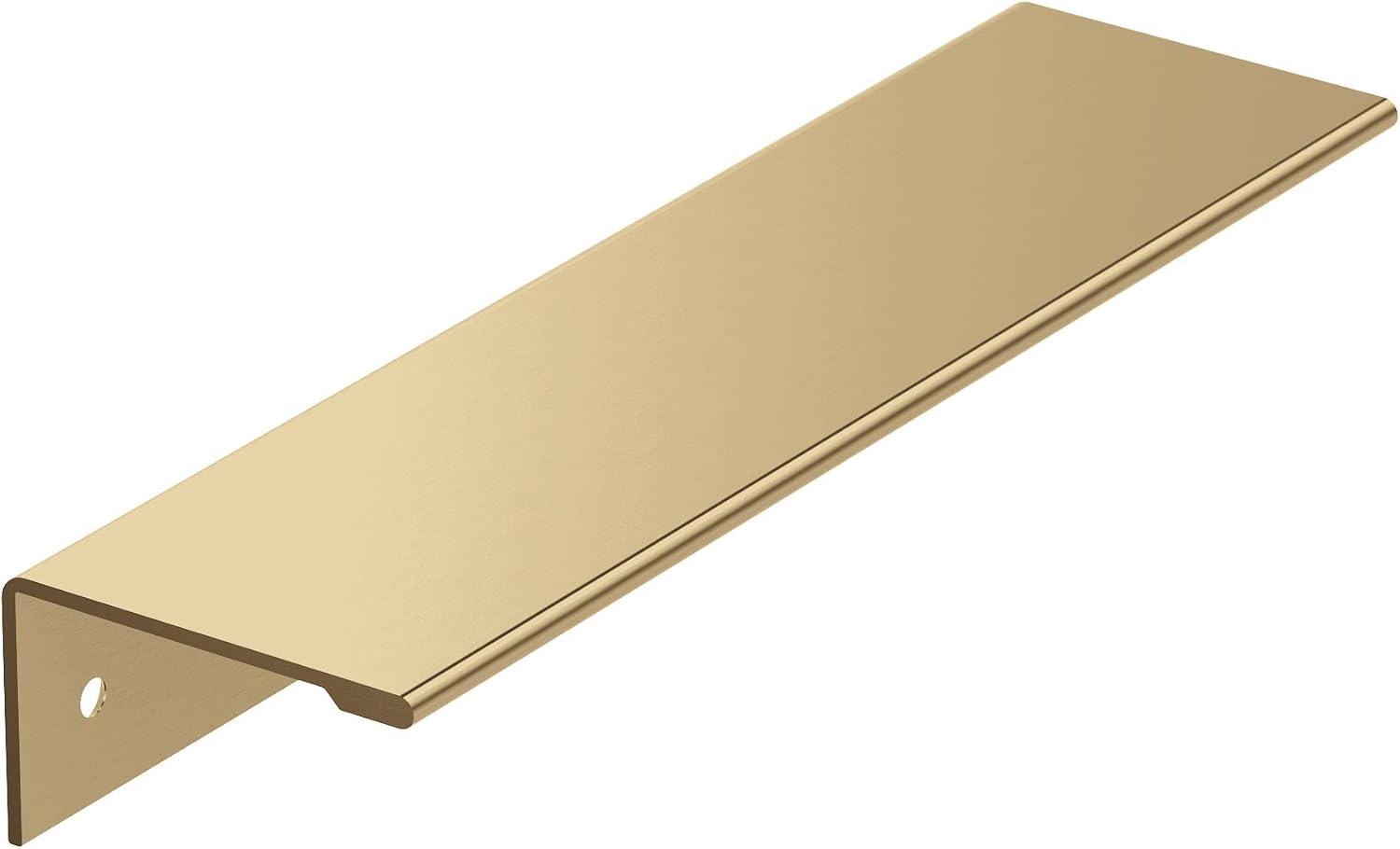 imageAmerock Cabinet Pull Matte Black 5116 inch 128 mm Center to Center Edge Pull 1 Pack Drawer Pull Drawer Handle Cabinet HardwareChampagne Bronze