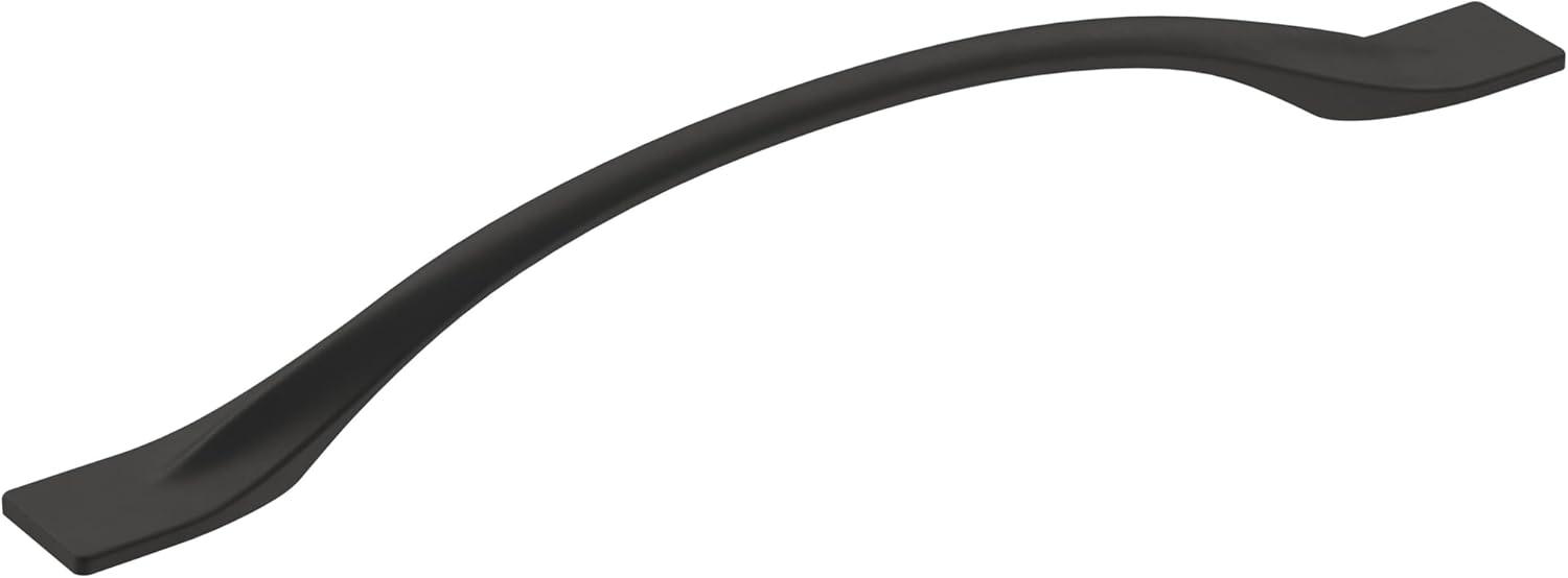 imageAmerock Cabinet Pull Matte Black 5116 inch 128 mm CentertoCenter Uprise 1 Pack Drawer Pull Cabinet Handle Cabinet HardwareMatte Black