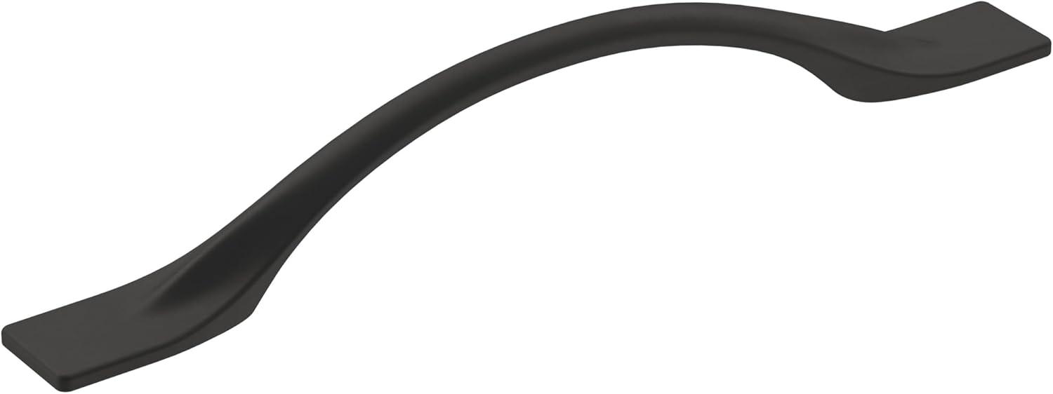 imageAmerock Cabinet Pull Matte Black 5116 inch 128 mm CentertoCenter Uprise 1 Pack Drawer Pull Cabinet Handle Cabinet HardwareMatte Black