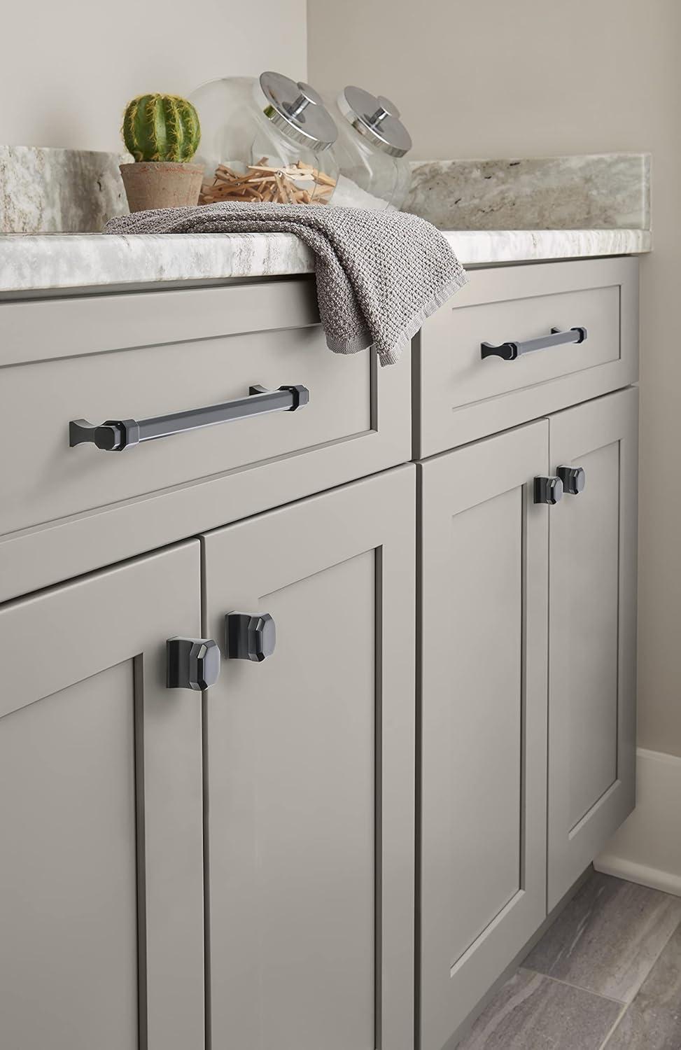 imageAmerock Cabinet Pull Matte Black 58 inch 16 mm Center to Center Remington 1 Pack Drawer Pull Drawer Handle Cabinet HardwareMatte Black
