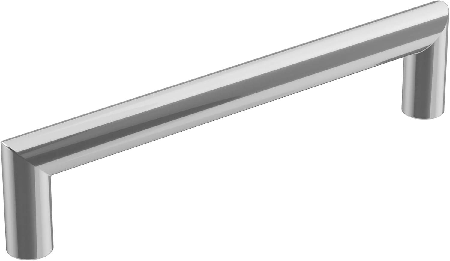 imageAmerock Cabinet Pull Matte Black 6516 inch 160 mm CentertoCenter Revolve 1 Pack Drawer Pull Cabinet Handle Cabinet HardwarePolished Chrome