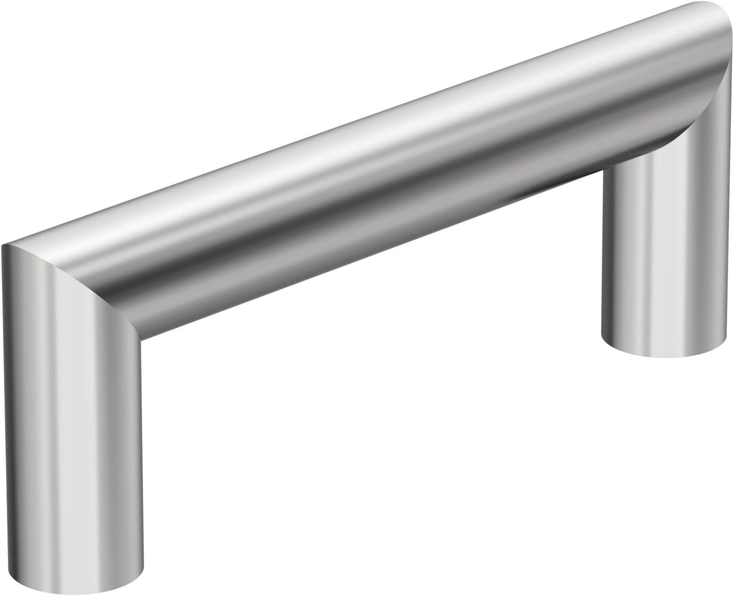 imageAmerock Cabinet Pull Matte Black 6516 inch 160 mm CentertoCenter Revolve 1 Pack Drawer Pull Cabinet Handle Cabinet HardwarePolished Chrome