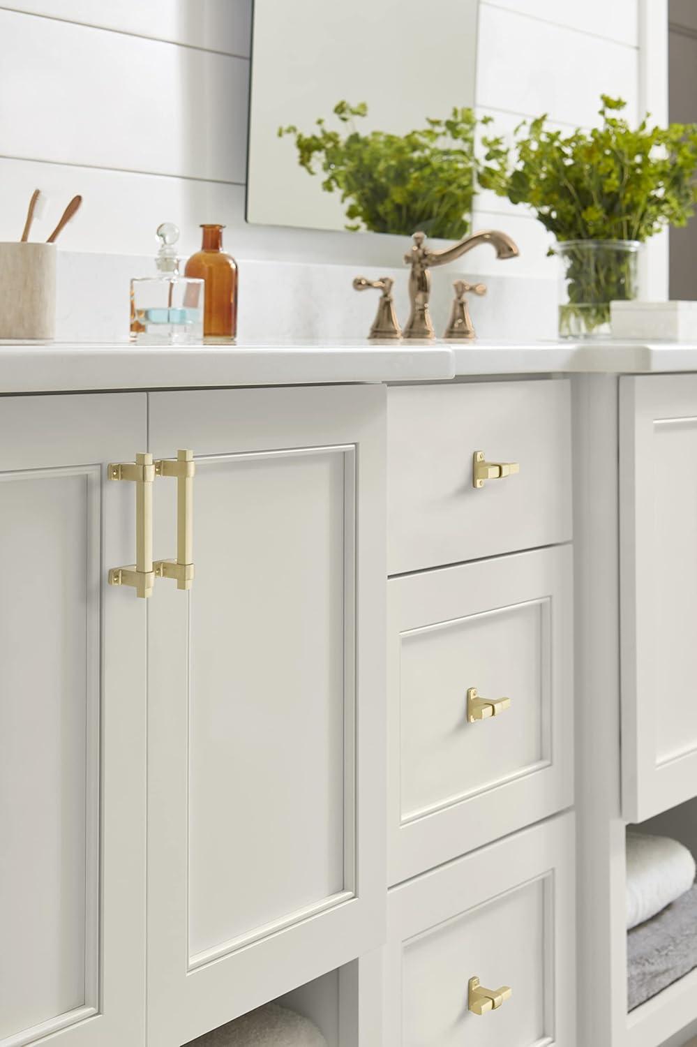 imageAmerock Cabinet Pull Matte Black 6516 inch 160 mm CentertoCenter Rockwell 1 Pack Drawer Pull Drawer Handle Cabinet HardwareMatte Gold