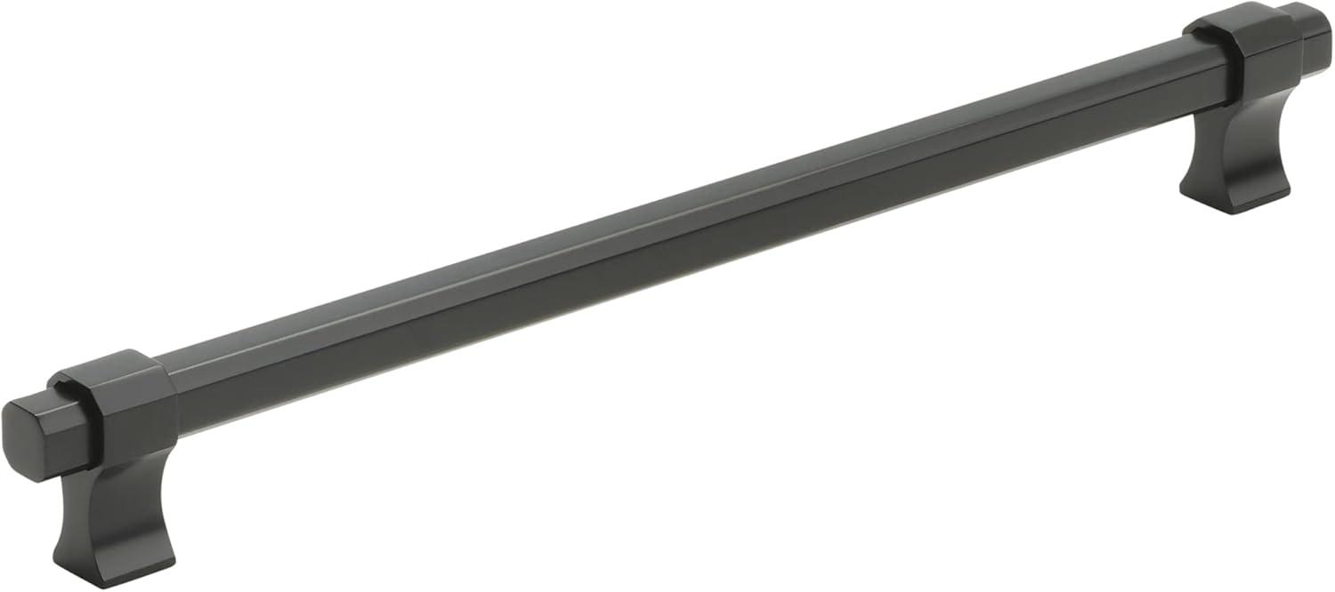 imageAmerock Cabinet Pull Matte Black 7916 inch 192 mm Center to Center Remington 1 Pack Drawer Pull Drawer Handle Cabinet HardwareMatte Black