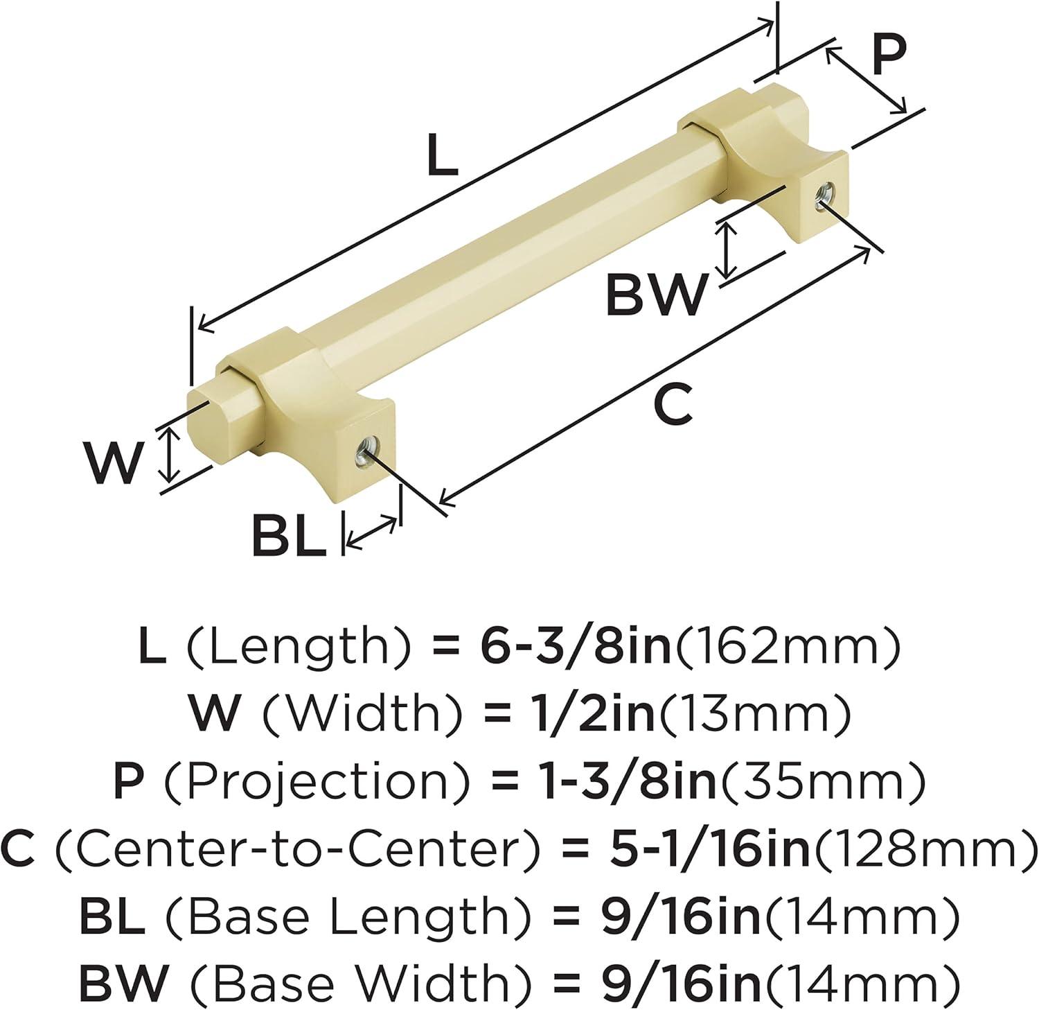 imageAmerock Cabinet Pull Matte Black 7916 inch 192 mm Center to Center Remington 1 Pack Drawer Pull Drawer Handle Cabinet HardwareMatte Gold