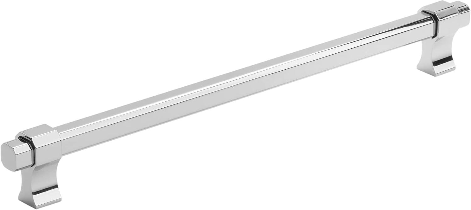 imageAmerock Cabinet Pull Matte Black 7916 inch 192 mm Center to Center Remington 1 Pack Drawer Pull Drawer Handle Cabinet HardwarePolished Chrome