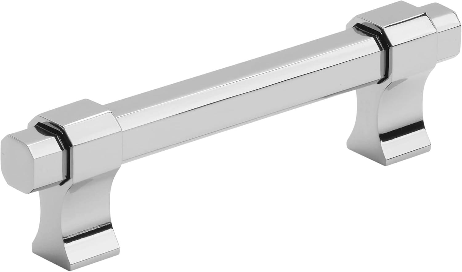 imageAmerock Cabinet Pull Matte Black 7916 inch 192 mm Center to Center Remington 1 Pack Drawer Pull Drawer Handle Cabinet HardwarePolished Chrome