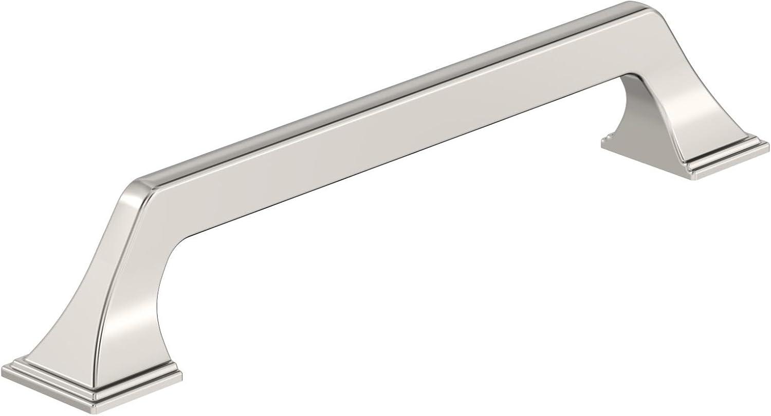 imageAmerock Cabinet Pull Matte Black 81316 inch 224 mm CentertoCenter Exceed 1 Pack Drawer Pull Cabinet Handle Cabinet HardwarePolished Nickel