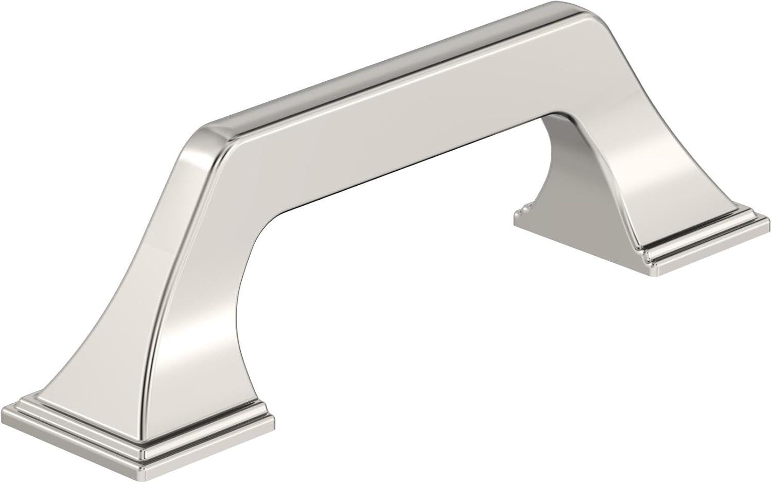 imageAmerock Cabinet Pull Matte Black 81316 inch 224 mm CentertoCenter Exceed 1 Pack Drawer Pull Cabinet Handle Cabinet HardwarePolished Nickel